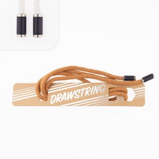 Fertigkordel - Baumwolle - uni - 1,2m - 5mm - cognac