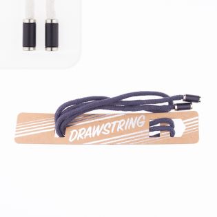 Fertigkordel - Baumwolle - uni - 1,2m - 5mm - dunkelgrau