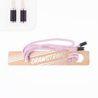 Fertigkordel - Baumwolle - uni- 1,2m - 5mm - rosa gewaschen