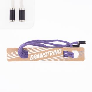 Fertigkordel - Baumwolle - uni - 1,2m - 5mm - lavendel