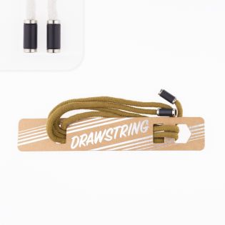 Fertigkordel - Baumwolle - uni - 1,2m - 5mm - goldbraun