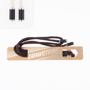 Fertigkordel - Baumwolle - uni - 1,2m - 5mm - dunkelmokka