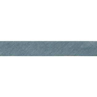 Jerseyschrägband - 40/20 - uni - jeansblau meliert