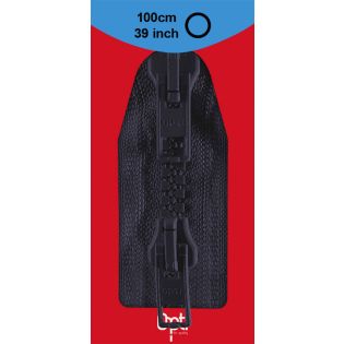 Reißverschluss Opti - P60 - 100cm - Werraschieber - Zweiwege - teilbar - dunkelblau