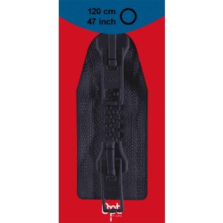 Reißverschluss Opti - P60 - 120cm - Werraschieber - Zweiwege - teilbar - dunkelblau