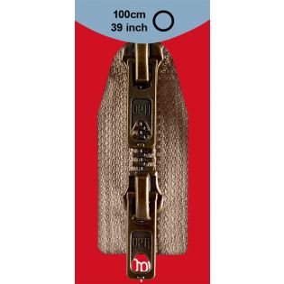 Reißverschluss Opti - M60 - 100cm - Werraschieber - Zweiwege - teilbar - beige
