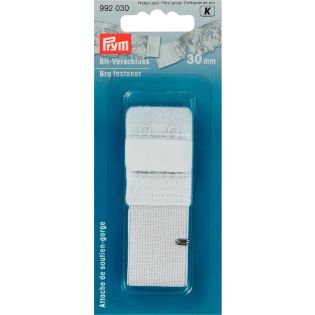 Prym - BH-Verschluss - 30 mm - weiss