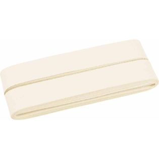 Baumwollschrägband - 40/20 - 5m Coupon - creme