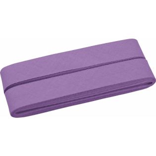 Baumwollschrägband - 40/20 - 5m Coupon - lavendel