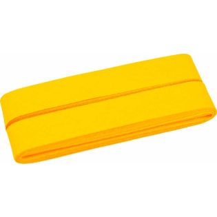 Baumwollschrägband - 40/20 - 5m Coupon - gelb