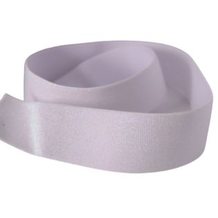 Gummiband - 40 mm - weiß - glitzer