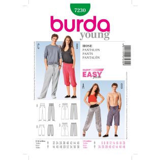 Schnittmuster - burda easy - Hose - 7230