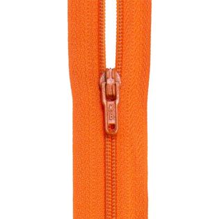 Reißverschluss - S40 - Meterware - mit Zipper - orange