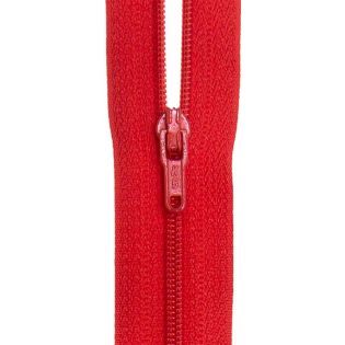 Reißverschluss - S40 - Meterware - mit Zipper - rot