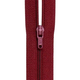 Reißverschluss - S40 - Meterware - mit Zipper - weinrot