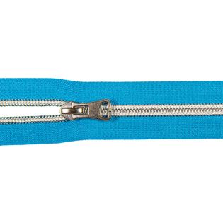 Spiralreißverschluss - S80 - Meterware - mit Zipper - blau
