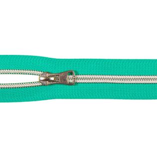 Spiralreißverschluss - S80 - Meterware - mit Zipper - türkis