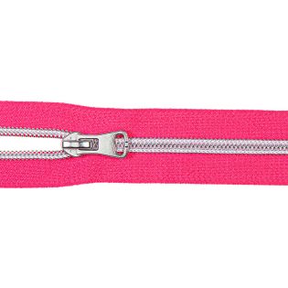 Spiralreißverschluss - S80 - Meterware - mit Zipper - pink