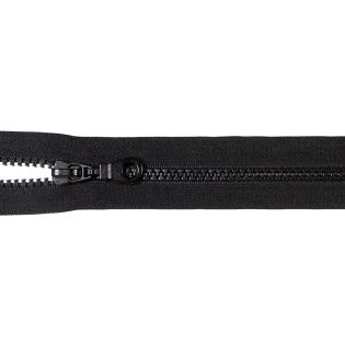 Reißverschluss - P60 - Meterware - mit Zipper - schwarz