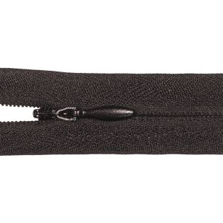 Reißverschluss - nahtverdeckt - S43 - Meterware - mit Zipper - anthrazit
