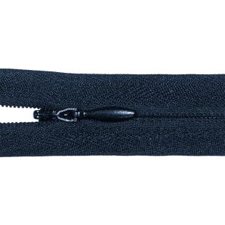 Reißverschluss - nahtverdeckt - S43 - Meterware - mit Zipper - navy