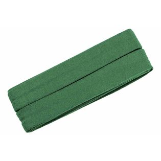 Jerseyschrägband - 40/20 - 3m Coupon - smaragd