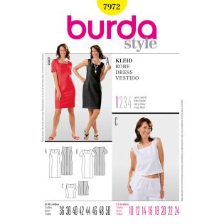 Schnittmuster - burda easy - Kleid - 7972