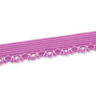Spitzenborte - elastisch - 10 mm - lavendel