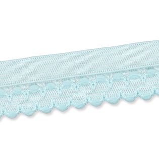 Spitzenborte - elastisch - 17 mm - mint