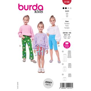 Schnittmuster - burda kids - Jersey-Leggings - 9196