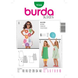 Schnittmuster - burda kids - Kleid - 9544