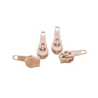 AY - Spiral - Zipper für 3 mm Spiral-Reißverschluss - beige