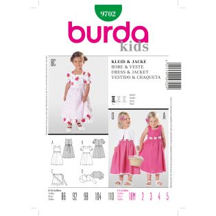 Schnittmuster - burda style - Kleid und Jacke - 9702