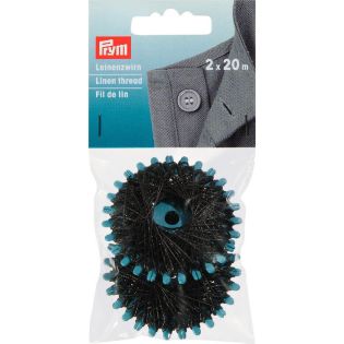 Prym - Nähfaden - Leinenzwirn - 20m - schwarz