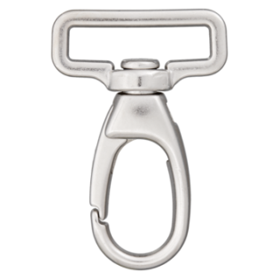 Karabinerhaken - 40 mm - Metall - silber