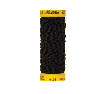 Elastikfaden - 10 m - 4000 - schwarz