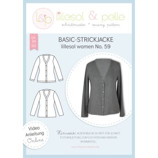Schnittmuster - Lillesol & Pelle - Lillesol Women No. 59 - Basic - Strickjacke 