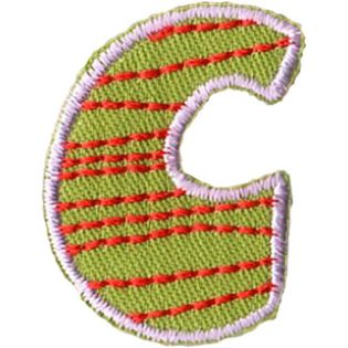 Applikation - Fun Letters - Buchstabe C
