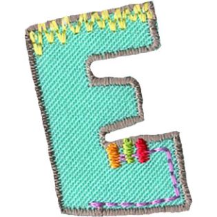 Applikation - Fun Letters - Buchstabe E