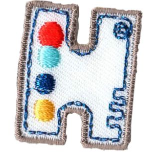 Applikation - Fun Letters - Buchstabe H