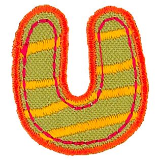 Applikation - Fun Letters - Buchstabe U