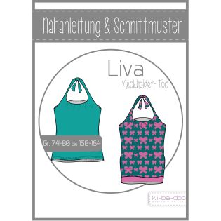 Schnittmuster - ki - ba - doo - Liva - Neckholder Top - Girls