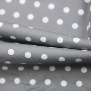 Baumwolle - Dots - grau