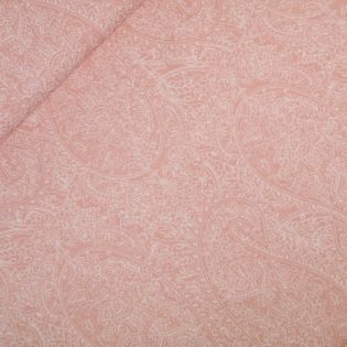 Baumwolle - Stretch - Paisley - rosa