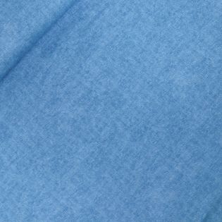Patchwork - Baumwolle - uni - Jeans - blau 