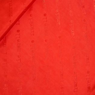 Futterstoff - Duchesse Jacquard  - rot