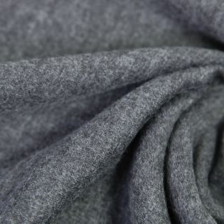 Cozy French Terry angeraut - Premium Basic - anthrazit - meliert