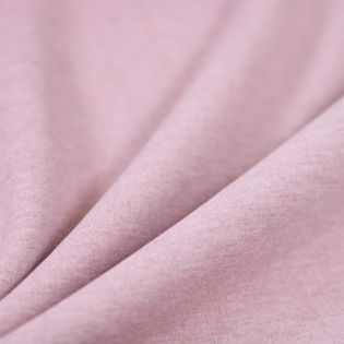 Cozy French Terry angeraut - Premium Basic - rosa - meliert
