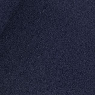 Boucle - Jackenstoff - navy