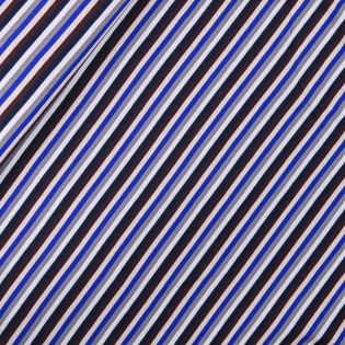 Baumwolljersey - Stripes - rose-lila-grau-weiß-schwarz